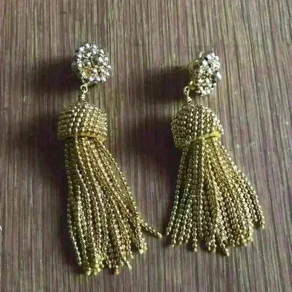 Lisi Lerch Jewelry - Lisi Lerch gold tassel earrings